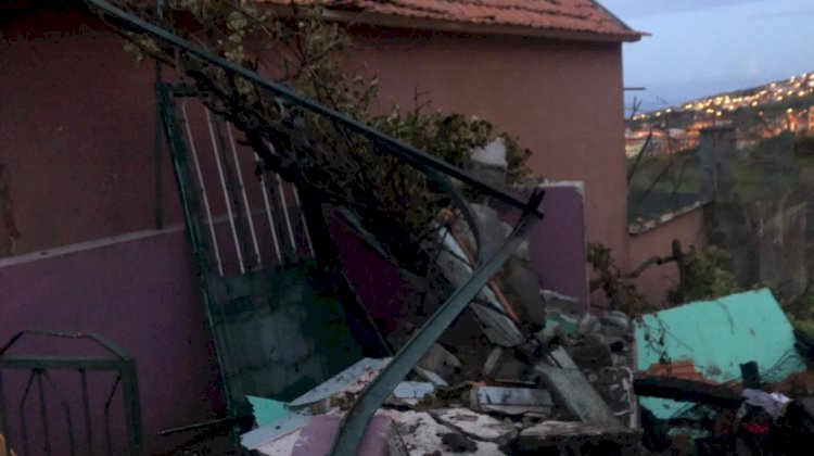 Explosão de garrafa de gás destrói habitação na Calheta