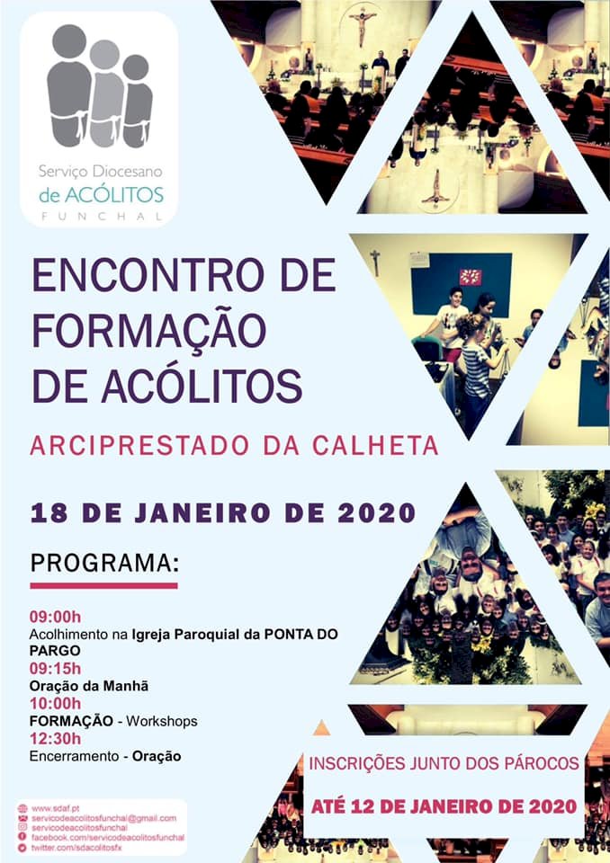 Ponta do Pargo acolhe Encontro de Formação de Acólitos dia 18 de Janeiro
