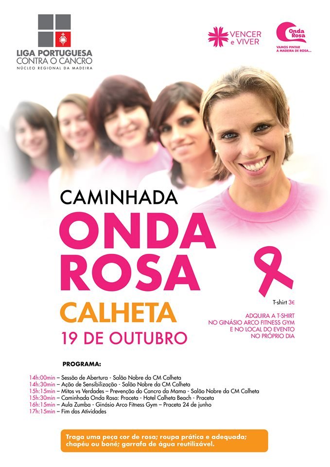 Resultado de imagem para Caminhada Onda Rosa Calheta